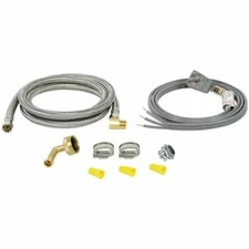 Certified Appliance Universal Dishwasher Instal Kit, Electric/Water Conn.  