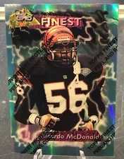 1995 Finest Refractors Cincinnati Bengals #211 Ricardo McDonald (NM)