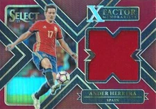 2017-2018 Panini Select Soccer 'X-Factor' Set Maroon Parallel - Relic #'d /199