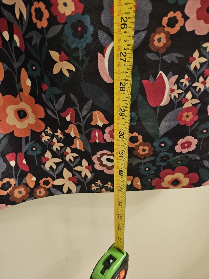 Valentino Red Floral Dress in Black Size 38 with Pockets Designer Valentino Spa - Image 4 of 4