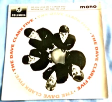 THE DAVE CLARK FIVE, SAME, 1963 COLUMBIA LABEL EP, POP,BEAT, VINYL & SLEEVE EX-.