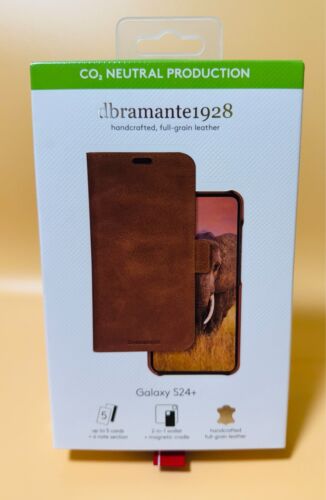 dbramante1928 Lynge - Samsung Galaxy S24+ (2-in-1) Leather Wallet Case - Tan - Picture 7 of 9
