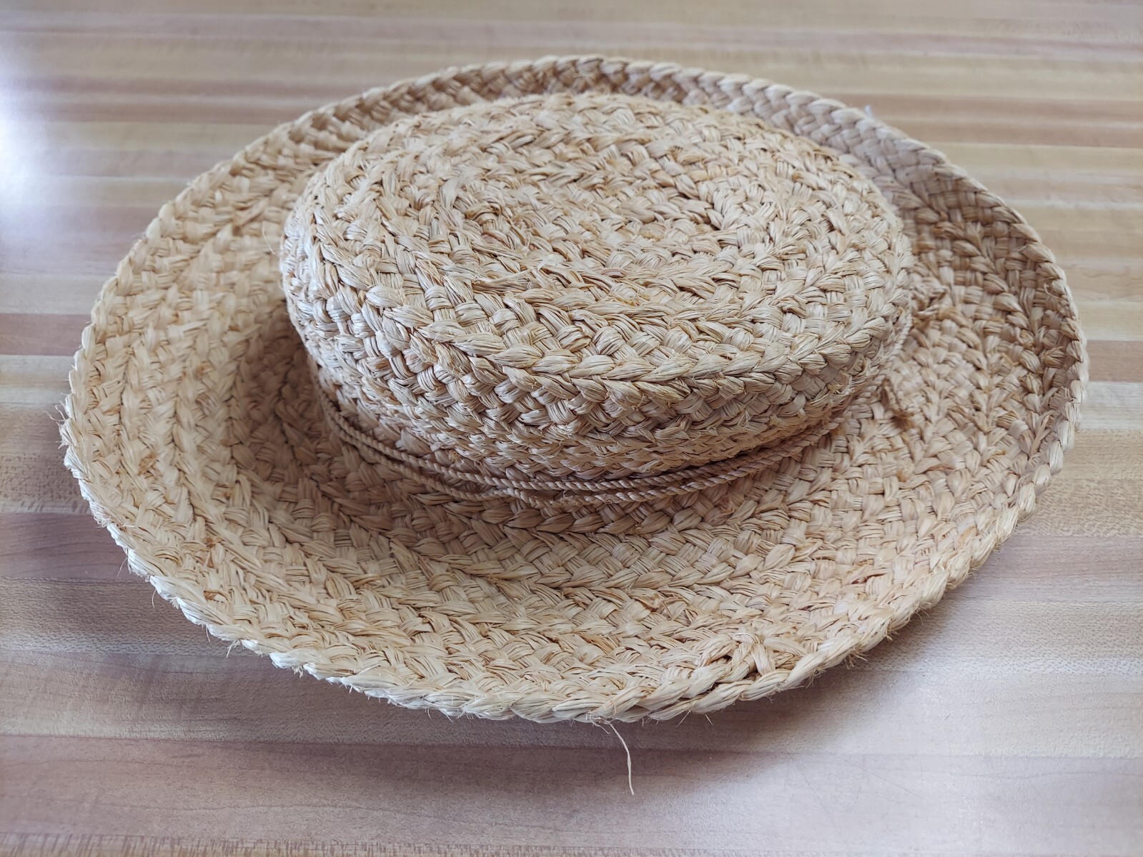 Helen Kaminski Braided Raffia Sun Hat Made in Madagascar