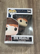 Funko Pop! Figura Vinilo Ron Weasley en Escoba Quidditch #54 Harry Potter 