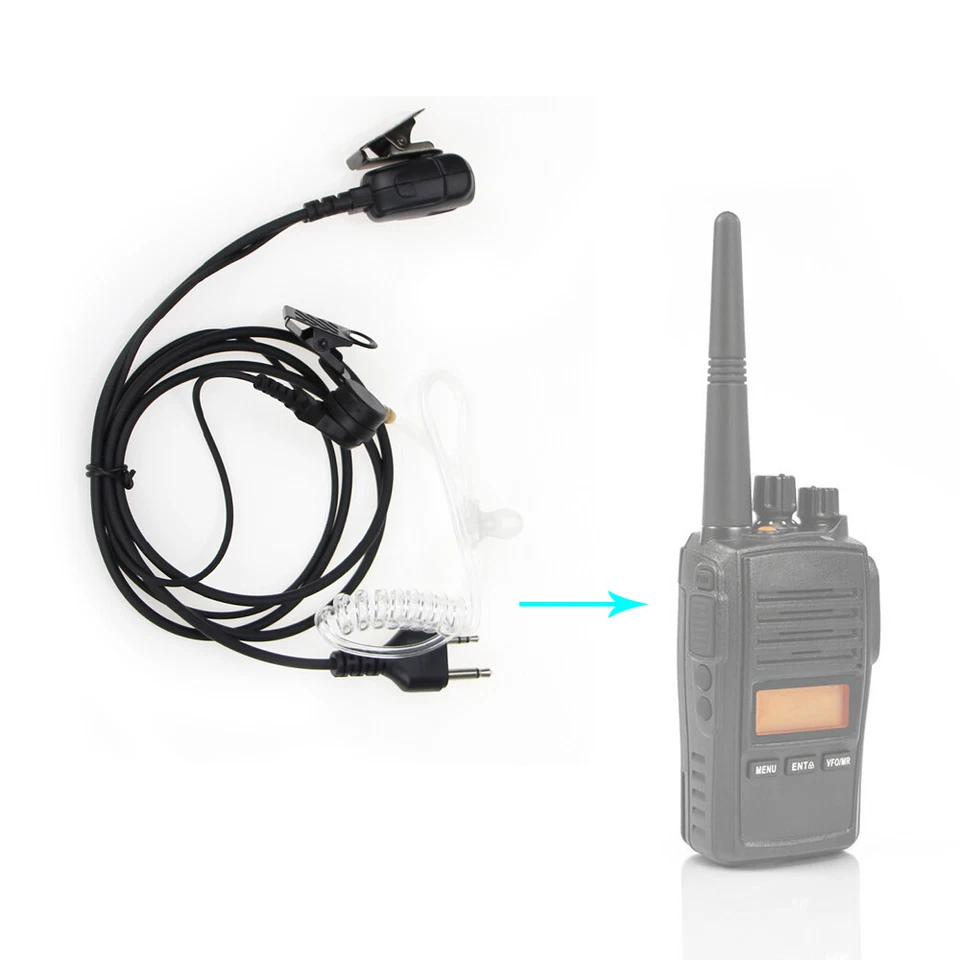 Midland AVPH3 Security Headsets Walkie Talkie Two Way Radio Clear Tube - Image 3 of 4