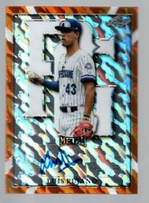 2021 Leaf Perfect Game Metal Autograph Pre-Prod Orange #BA-LR1 Luis Rujano 1/1