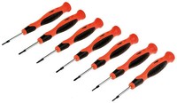 Mini Schraubendreher Schraubenzieher Set 7-Tlg Feinmechanik Schlitz Kreutz Torx