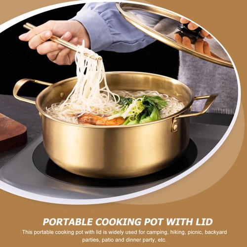 EJ.life Marmite à Soupe 30CM Acier Inoxydable Hot Pot Cuisinière À