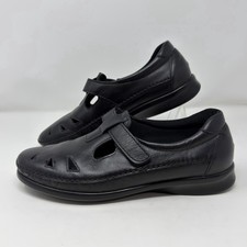 SAS Tripad Comfort Mary Jane Shoes Black Leather Womens 10 USA Made