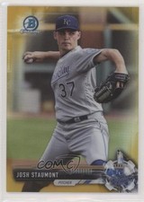 2017 Bowman Chrome Prospects Gold Refractor 17/50 Josh Staumont #BCP89 fm0