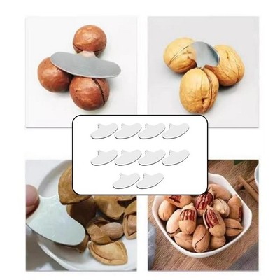 10x Macadamia-Nussöffner aus Metallblech, benutzerfreundlich für Haselnüsse,