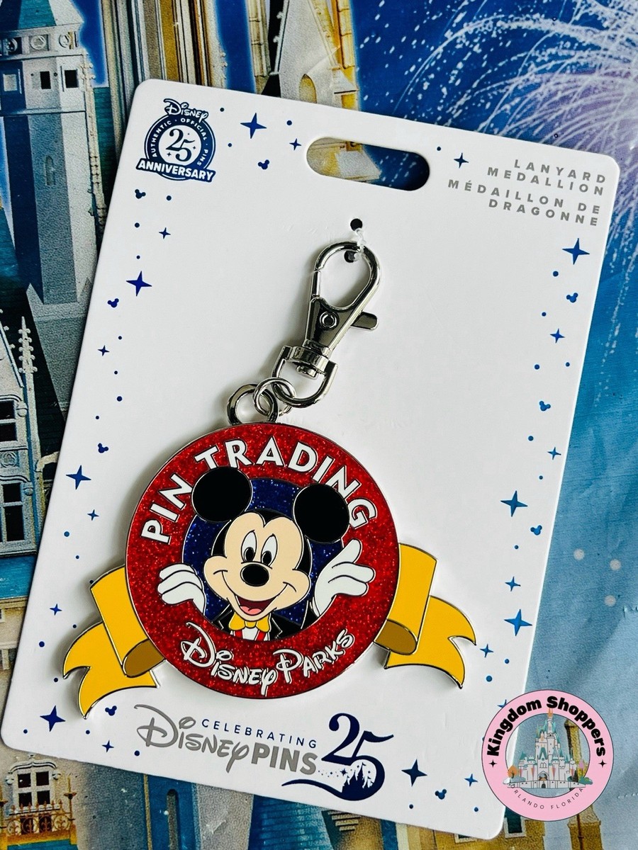 2025 Disney Parks Pin Trading Lanyard Medallion 25th 2025 Disney Parks Pin Trading Lanyard Medallion 25th