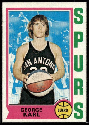 1974-75 Topps - George Karl #257 (RC) EX