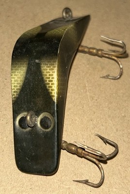 RARE Vintage 1930s Wooden Millsite Daily Double Fishing Lure In VG Shape |  eBay