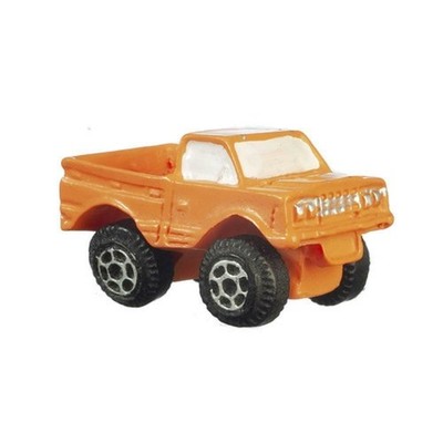 Puppenhaus modern orange Pick Up Truck Jungen Spielzeugladen Kaufzimmer Zubehör