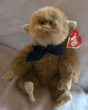 Ty Beanie Babies Baby Attic Treasures Morgan the Monkey Jointed Plush 1992