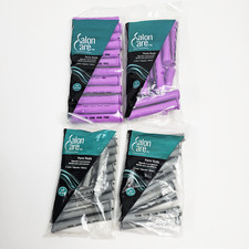 Salon Care Bundle of Perm Rods 2 packs of 12 3/4 inch 2 packs of 12 3/5 inch