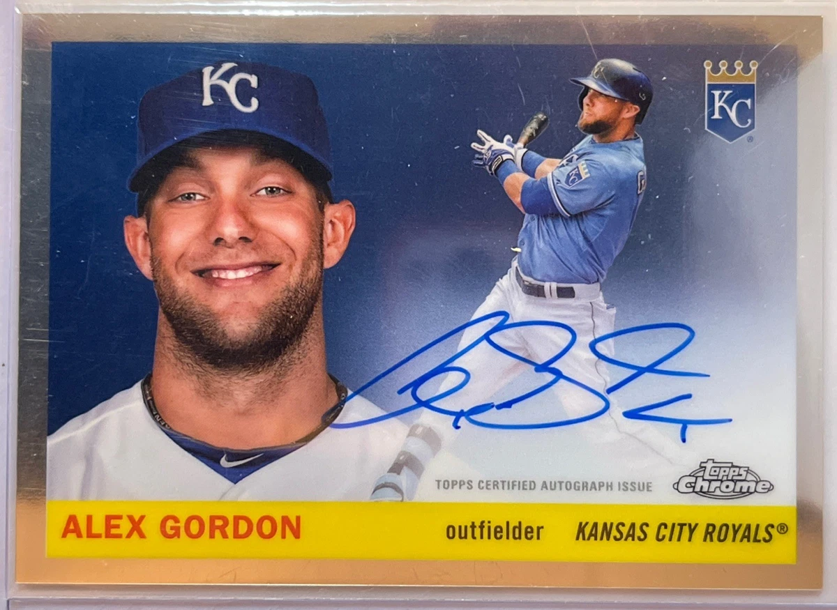 Alex Gordon Kansas City Royals Baseball Autographed Sports Trading 