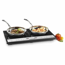 Cuisinart ICT-60FR Double Induction Cooktop, Black - Certified Refurbished