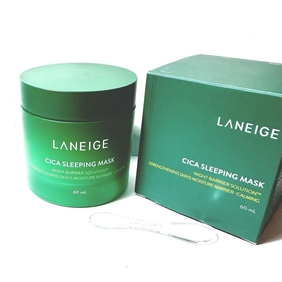 Máscara para dormir Laneige Cica tamaño completo 2,0 fl oz/60 ml nueva con etiquetas nueva en caja nueva bañera sellada Foto 3 de 4
