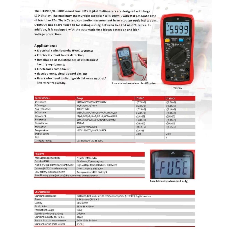 Digital Multimeter Main Unit for Electronic Measurement Tasks | eBay ...