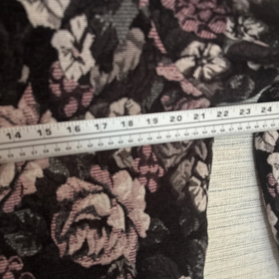 Country Romantic Country Chic Floral Tapiz Blazer Chaqueta Talla 10 Negro  Foto 4 de 4