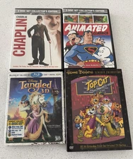 Tangled 3D + Top Cat Complete Series + Charlie Chaplin + Animated Classics