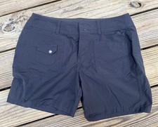Marmot Women's Shorts Sz 6 Solid Gray Hiking Outdoors