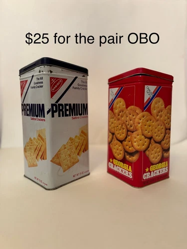 Vintage Cracker Cans