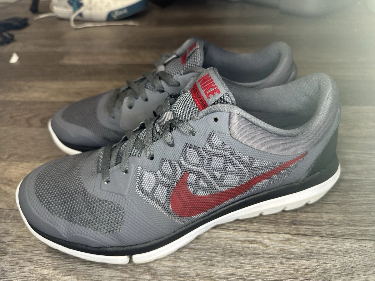 Nike flex run men’s grey red size 11 IMG_4026_1200x1200.png?v=  main image 2
