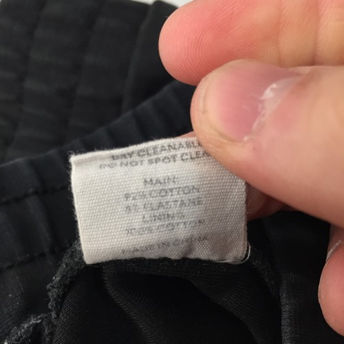Jac + Jack womens jogger pants size M black tapered stretch cotton 091502 - Picture 9 of 15
