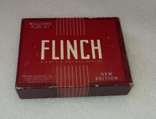 Vintage 1938 Complete Parker Bros New Edition Flinch Card Game Orig Box