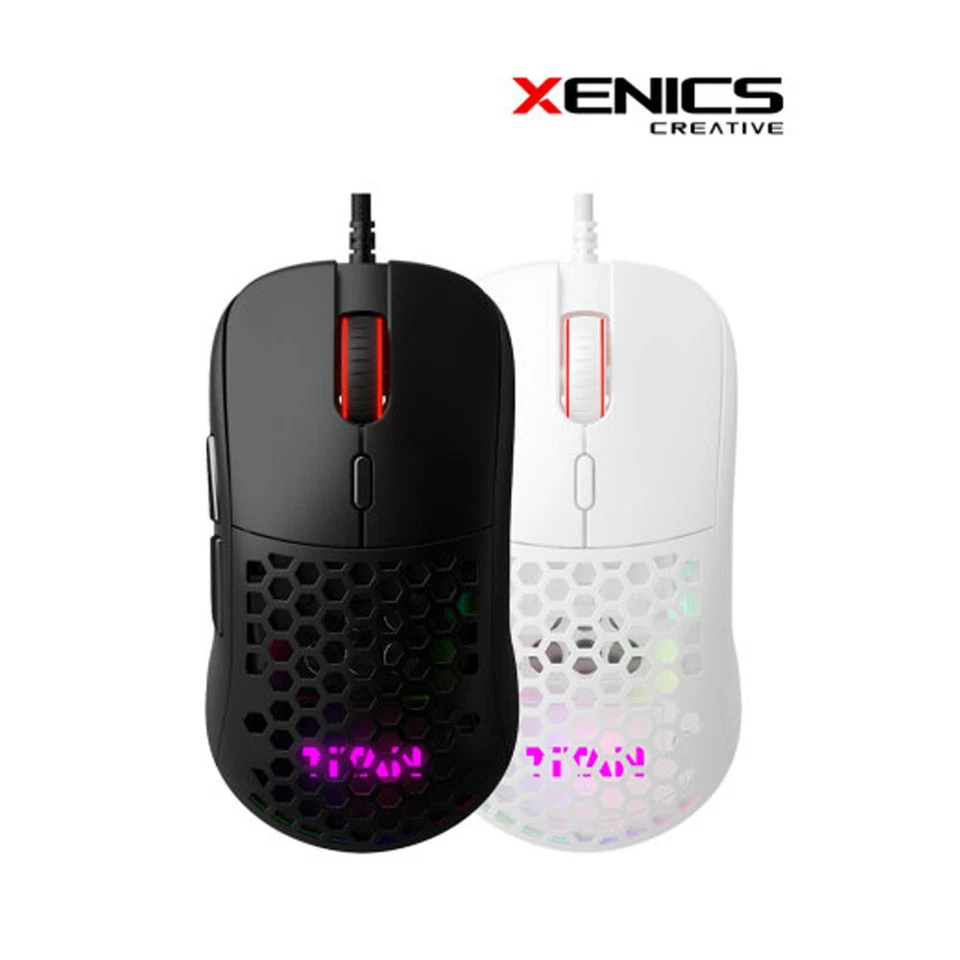 Xenics Titan GX AIR Wired + Wireless Set RGB Gaming Mouse Max 16000DPI / PMW3389 - Image 2 of 4
