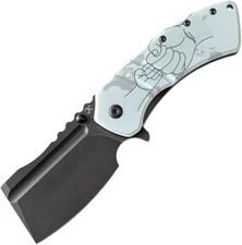 New Kansept Knives XL Korvid Linerlock Jade  T1030B5