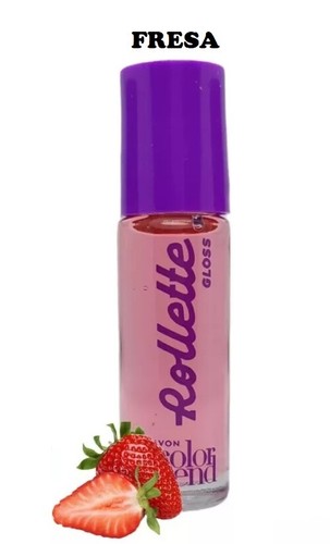 Brillo Labial Rollette Avon Color Trend delicioso OLOR Y SABOR elige tu favorito - Picture 2 of 4