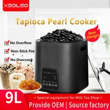 New 9L Fully Automatic Tapioca Pearls Ball Cooker Professional Boba Machine1300W