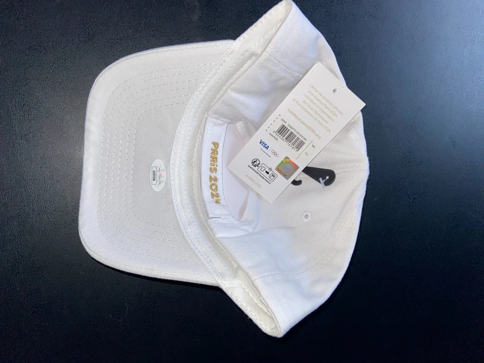 NOVAK DJOKOVIC FIRMADO 2024 PARÍS OLÍMPICOS GORRA ABIERTO FRANCÉS AUSTRALIANO JSA Foto 2 de 2