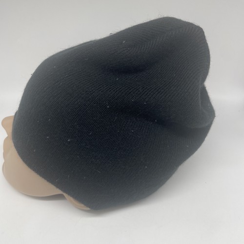 Classic Boys Knit Hat Cap Black Size Large Winter Vintage - Picture 5 of 14
