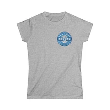 Mr. Zogs Sex Wax Light Blue Logo Premium T-Shirt Outlaw Surf Womens
