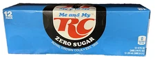 RC Cola Zero Sugar Soda Royal Crown Cola 12 pack