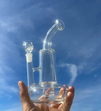 10" Tornado Smoking Glass Water Pipe with upgraded 14mm  skull catcher