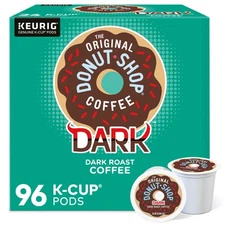 The Original Donut Shop Dark Roast K Cup Pods Extra Bold 24 Count Pack