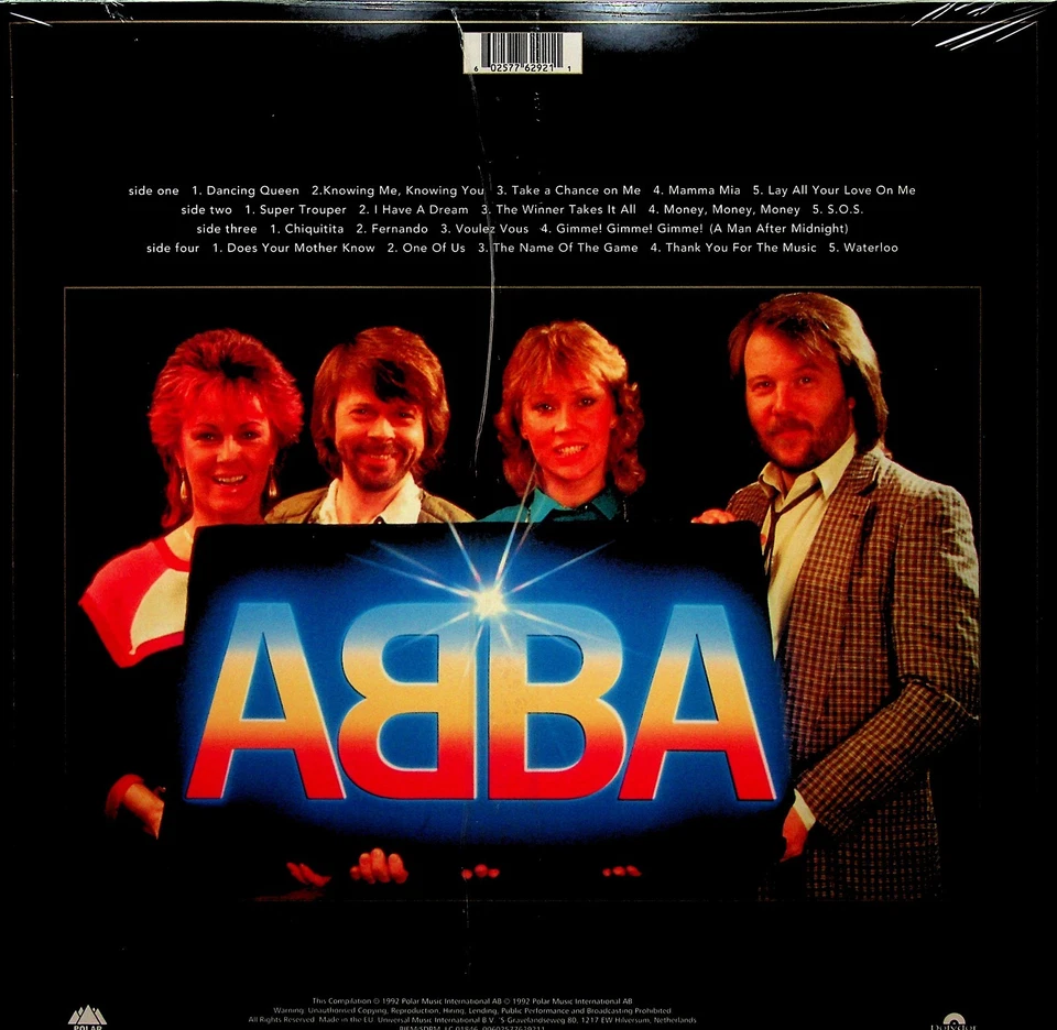 ABBA- Gold, The Greatest Hits COLOURED Vinyl 2-LP (SEALED **READ**) Best of - Image 4 of 4