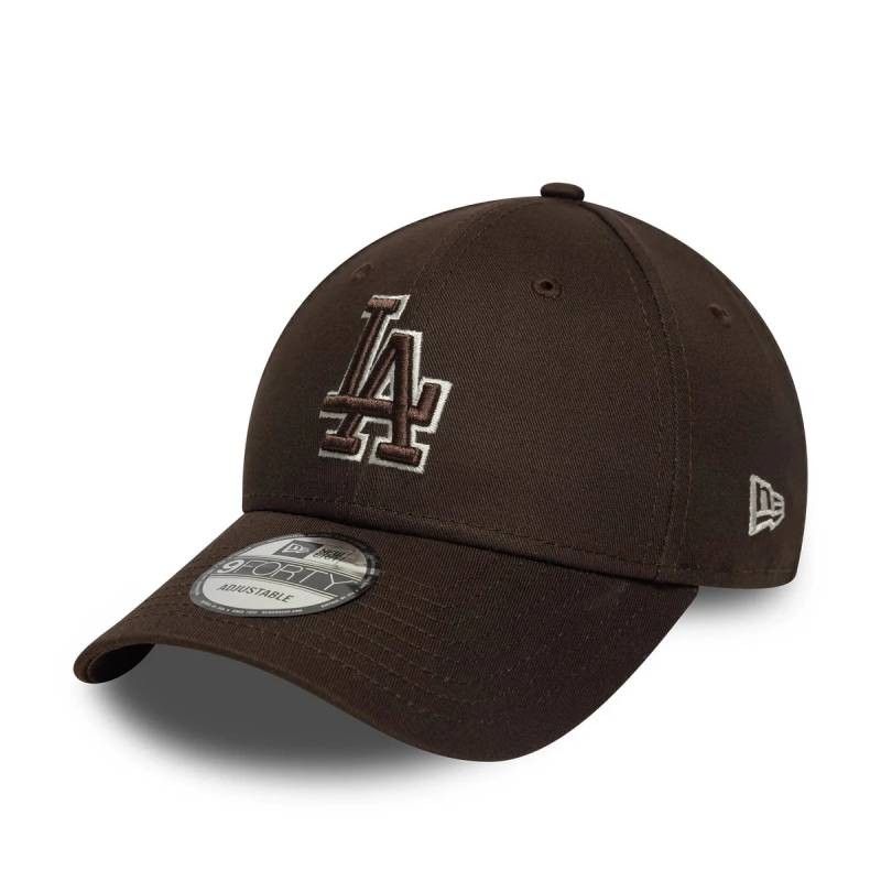 Casquette MLB Los Angeles Dodgers New Era marron en coton 9Forty réglable