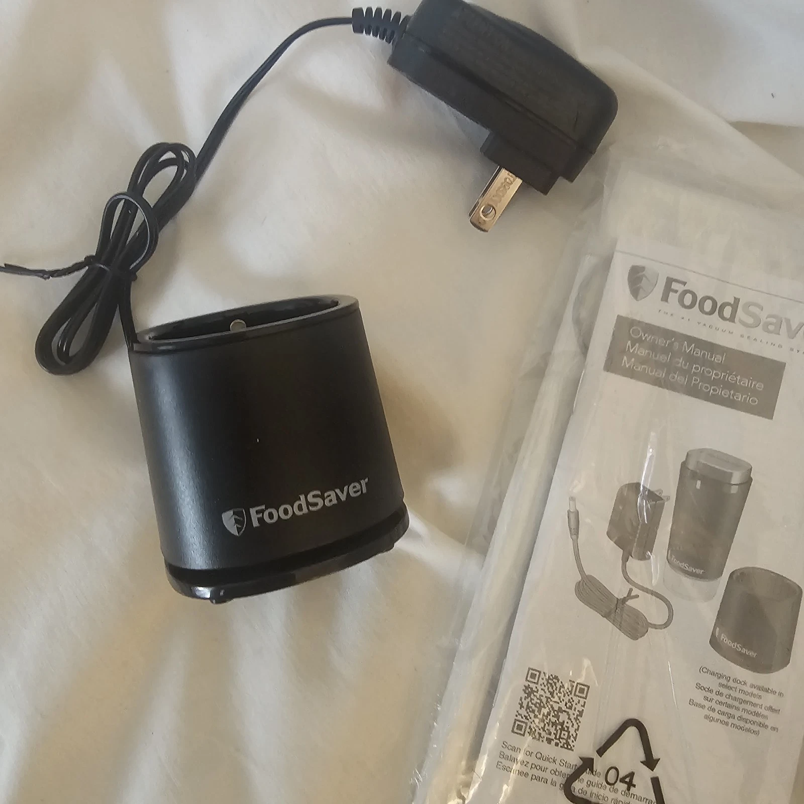 Chargeing Dock. For Food Saver Vacum W Manual . New