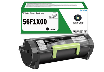 CS421dn 56F1X00 Black Toner Cartridge Extra High Yield (with Chip) Compatible wi