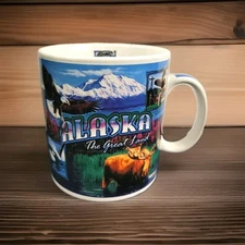 Alaska The Great land Coffee Mug by Artic Circle Enterprises, Anchorage Alaska
