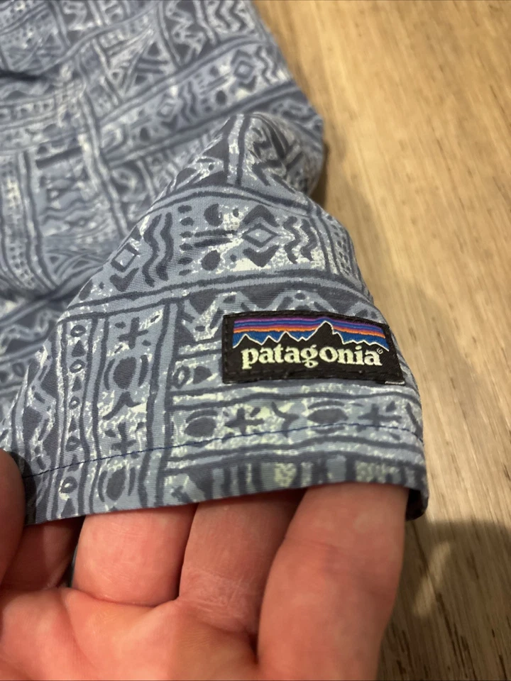 Pantalones Cortos Patagonia Jóvenes Niños Azul Mediano  Foto 4 de 4