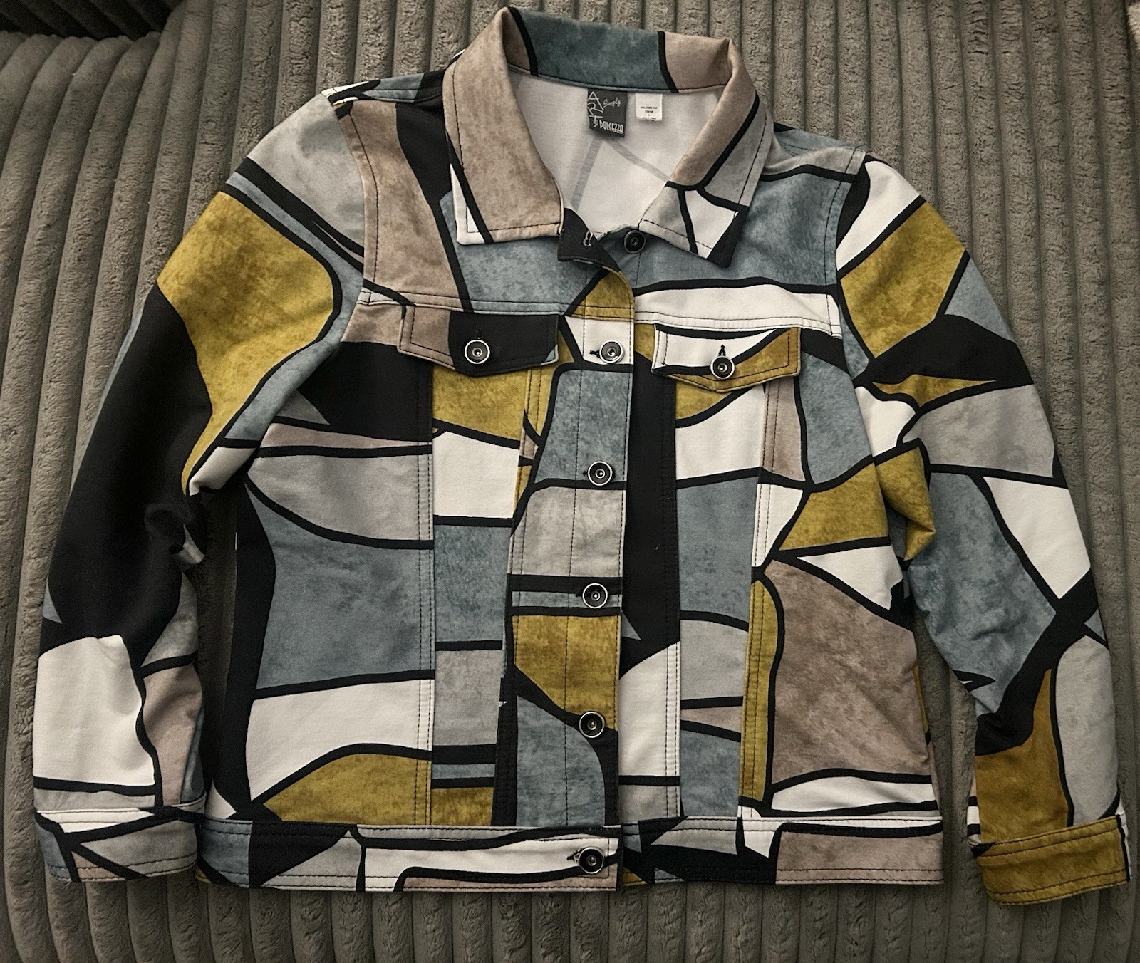 Simply Art by Dolcezza  Button Jacket Size Large … - image 1