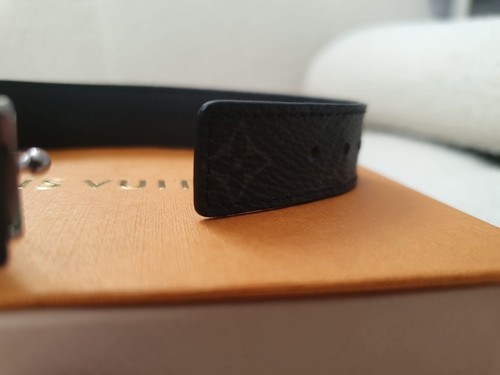 Louis Vuitton Herren Armband in Schwarz Mit Logo 21cm - Bild 9 von 10